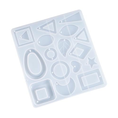 FIXOSHEE Silikonform für DIY Ohrringanhänger Gießform Wiederverwendbar Leicht zu Reinigen Transparent Geeignet für Epoxidharz und Basteln mit Glitzer Trockenblumen und Perlen FIXOSHEE Silikonform für DIY Ohrringanhänger Gießform Wiederverwendbar Leicht zu Reinigen Transparent Geeignet für Epoxidharz und Basteln mit Glitzer Trockenblumen und Perlen von FIXOSHEE