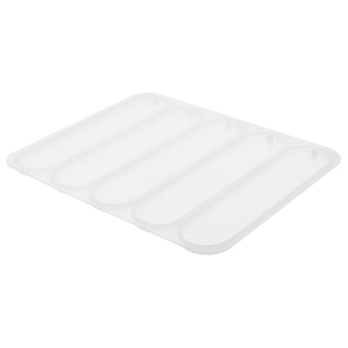 FIXOSHEE Silikonform für Lesezeichen Oval Wiederverwendbar Flexibel DIY Epoxidharz Gießform für Epoxy Resin Basteln Buchzeichen Maker Zubehör von FIXOSHEE