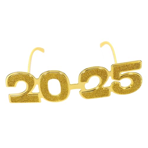 FIXOSHEE Silvester Partybrille Erwachsene Goldener Metallrahmen Leichtes Langlebiges Festival Accessoire für Neujahrsfeiern Fotos und Bühnenauftritte FIXOSHEE Silvester Partybrille Erwachsene Goldener Metallrahmen Leichtes Langlebiges Festival Accessoire für Neujahrsfeiern Fotos und Bühnenauftritte von FIXOSHEE