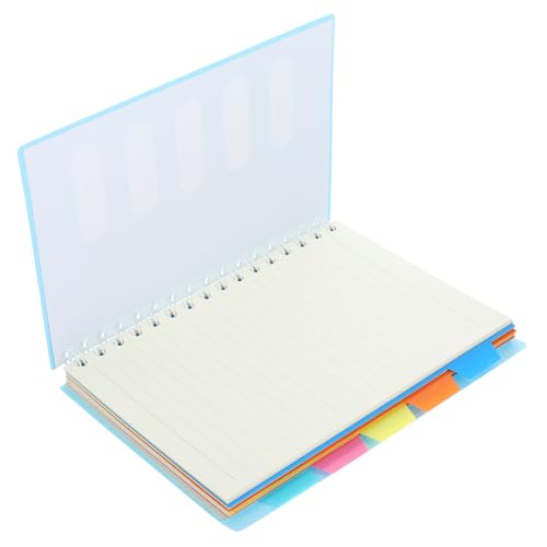 FIXOSHEE Spiralnotizbuch mit Index Blätter Liniert Stabiles Hardcover Multifunktionaler Zeitplaner für Büro Studium und Zuhause Tragbares Planer Notizbuch zur Effizienten Zeitverwaltung von FIXOSHEE