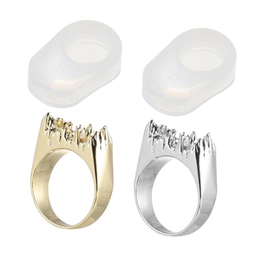 FIXOSHEE Teiliges Silikon mould für Schmuckherstellung Flexible Epoxidharz Gussformen für DIY Ring Anhänger Silber und Gold Einfache Entformung für Kreative Bastelprojekte FIXOSHEE Teiliges Silikon mould für Schmuckherstellung Flexible Epoxidharz Gussformen für DIY Ring Anhänger Silber und Gold Einfache Entformung für Kreative Bastelprojekte von FIXOSHEE
