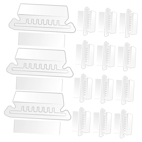 FIXOSHEE Teiliges Transparente PVC Hängeregister mappen Tabs mit Beschriftbaren Einlegeblättern Praktische und Langlebige Ordnerrücken etiketten zur Einfachen Datei organisation und von FIXOSHEE
