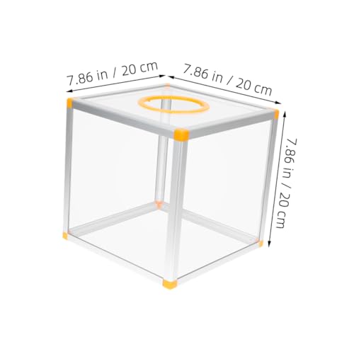 FIXOSHEE Transparente Raffle Box mit Schlitz Große Klare Spenden und Wahlbox aus Aluminiumlegierung und PVC Großzügiges Fassungsvermögen Sichtbarer Behälter für Partys Abstimmungen FIXOSHEE Transparente Raffle Box mit Schlitz Große Klare Spenden und Wahlbox aus Aluminiumlegierung und PVC Großzügiges Fassungsvermögen Sichtbarer Behälter für Partys Abstimmungen von FIXOSHEE