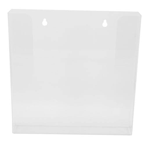 FIXOSHEE Transparenter Acryl Wandhalter für Broschüren und Dokumente Platzsparender Hängender Akten Prospekthalter Flexibler Organizer für Büro und Schreibtisch Langlebiges Material FIXOSHEE Transparenter Acryl Wandhalter für Broschüren und Dokumente Platzsparender Hängender Akten Prospekthalter Flexibler Organizer für Büro und Schreibtisch Langlebiges Material von FIXOSHEE