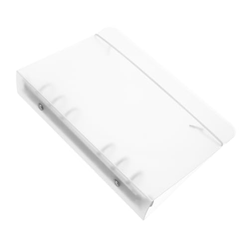 FIXOSHEE Transparenter Rundring Ordner aus Bruchfestem Kunststoff Lose Blatt Ordner mit Leicht Öffnenden Ringen für Büro Schule und Zuhause zur Sicheren Dokumentenorganisation von FIXOSHEE