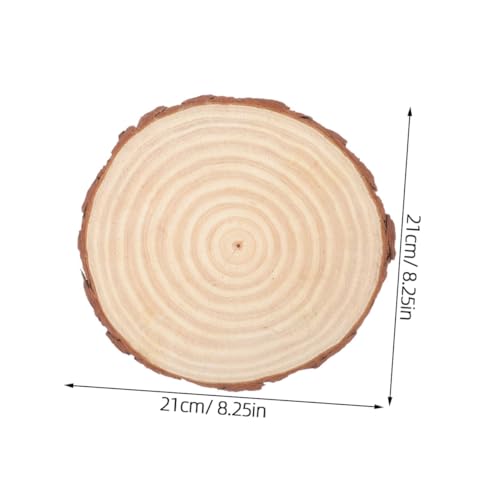 FIXOSHEE Unbehandelte Runde Baumscheibe Glatte Holzplatte zum Basteln DIY Holzscheibe für Handwerk Bemalbar Naturbelassene Holz Dekoration als Tischmittelstück FIXOSHEE Unbehandelte Runde Baumscheibe Glatte Holzplatte zum Basteln DIY Holzscheibe für Handwerk Bemalbar Naturbelassene Holz Dekoration als Tischmittelstück von FIXOSHEE