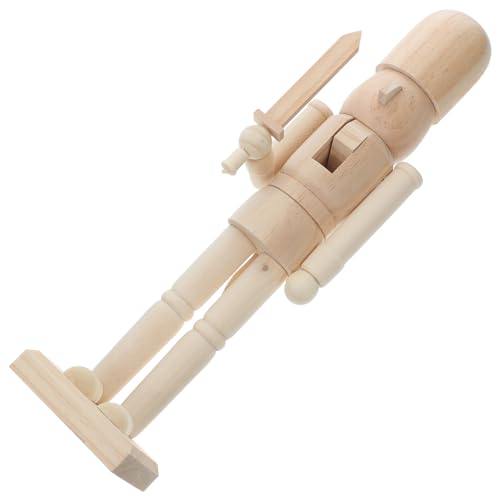 FIXOSHEE Unbemalte DIY Holzfigur zum Basteln und Dekorieren Stehende Weihnachts Dekofigur mit Flachem Boden für Zuhause Büro und Kreative Handarbeitsfigur FIXOSHEE Unbemalte DIY Holzfigur zum Basteln und Dekorieren Stehende Weihnachts Dekofigur mit Flachem Boden für Zuhause Büro und Kreative Handarbeitsfigur von FIXOSHEE