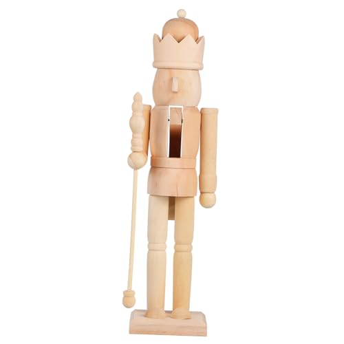 FIXOSHEE Unlackierter Nussknacker zum Bemalen DIY Blanko Soldat Figur Robuste Holzfigur für Kreative Weihnachtsdekoration für Wohnraum Kindergarten und Büro FIXOSHEE Unlackierter Nussknacker zum Bemalen DIY Blanko Soldat Figur Robuste Holzfigur für Kreative Weihnachtsdekoration für Wohnraum Kindergarten und Büro von FIXOSHEE