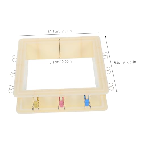 FIXOSHEE Verstellbarer Silikon Mold Housing Kit Auslaufsicherer Kunststoffrahmen für Resin Gießen Seifen und Kerzenherstellung Diy Anpassbarer Formrahmen für Vielseitige Bastelprojekte FIXOSHEE Verstellbarer Silikon Mold Housing Kit Auslaufsicherer Kunststoffrahmen für Resin Gießen Seifen und Kerzenherstellung Diy Anpassbarer Formrahmen für Vielseitige Bastelprojekte von FIXOSHEE