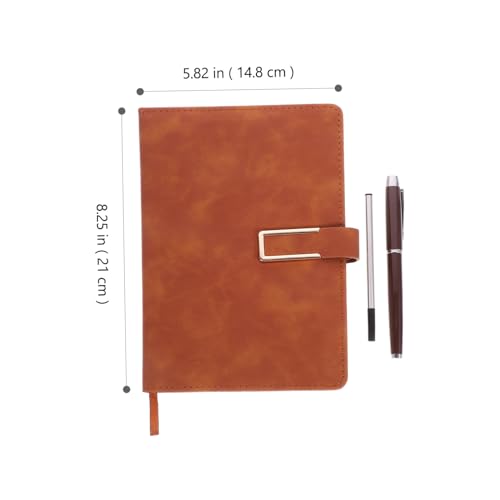 FIXOSHEE Vintage Notizbuch mit PU Schnalle Business Notizblock und Stift Set Robustes Schreibheft für Büro Studium Reisen und Tägliche Planung FIXOSHEE Vintage Notizbuch mit PU Schnalle Business Notizblock und Stift Set Robustes Schreibheft für Büro Studium Reisen und Tägliche Planung von FIXOSHEE