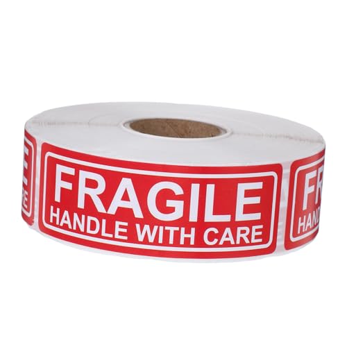 FIXOSHEE Warnaufkleber Fragile Selbstklebend Warnetiketten für Versand Verpackung Handle With Care Aufkleber Haftstark und Rückstandsfrei Entfernbare Versandaufkleber FIXOSHEE Warnaufkleber Fragile Selbstklebend Warnetiketten für Versand Verpackung Handle With Care Aufkleber Haftstark und Rückstandsfrei Entfernbare Versandaufkleber von FIXOSHEE