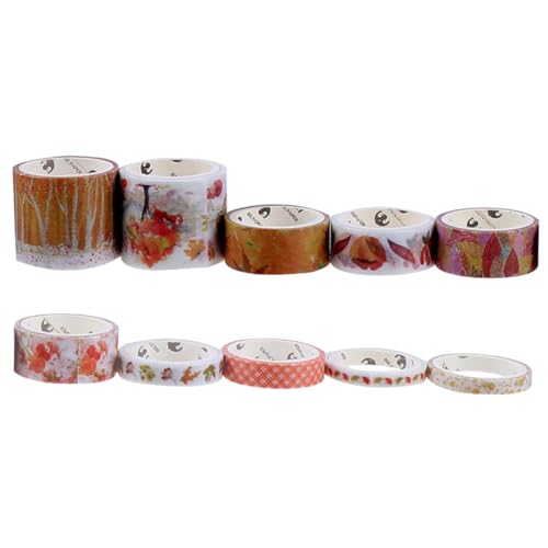 FIXOSHEE Washi Tape Boxen mit Dekorativen Klebebändern für Scrapbooking Tagebuch und Geschenkverpackung Vielseitig Einsetzbar für DIY Projekte und Verschönerungen von FIXOSHEE