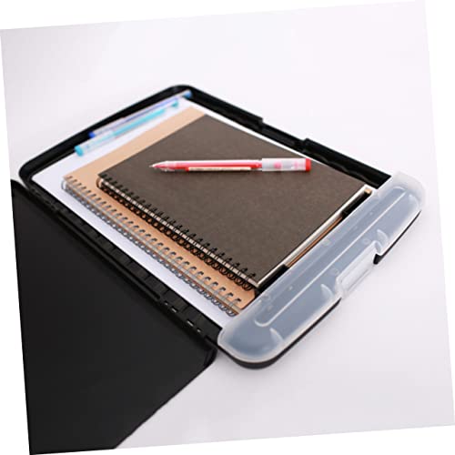 FIXOSHEE Wasserdichtes Klemmbrett mit Deckel Kunststoff Schreibbrett mit Glatter Oberfläche Leichtes Papierhalter Clipboard für Schule Büro Multifunktionale Dokumentenmappe mit FIXOSHEE Wasserdichtes Klemmbrett mit Deckel Kunststoff Schreibbrett mit Glatter Oberfläche Leichtes Papierhalter Clipboard für Schule Büro Multifunktionale Dokumentenmappe mit von FIXOSHEE
