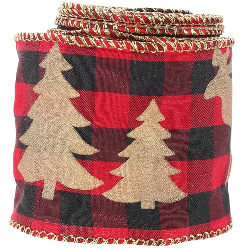 FIXOSHEE Weihnachtsband aus Leinen für Geschenkverpackung Farbenfrohes DIY Weihnachtsbaum Dekoband Glattes Langlebiges Party und Festtagsband für Geschenkboxen und Bastelarbeiten FIXOSHEE Weihnachtsband aus Leinen für Geschenkverpackung Farbenfrohes DIY Weihnachtsbaum Dekoband Glattes Langlebiges Party und Festtagsband für Geschenkboxen und Bastelarbeiten von FIXOSHEE