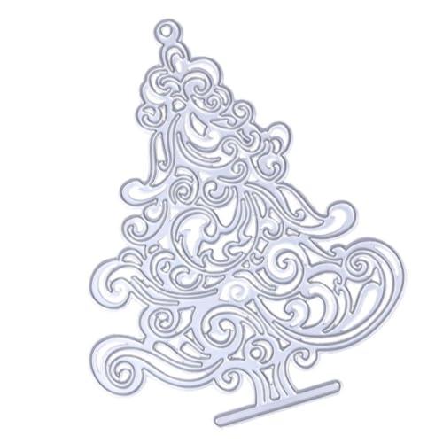 FIXOSHEE Weihnachtsbaum Stanzschablone aus Robustem Kohlenstoffstahl Silberne Stanzform für DIY Scrapbooking Grußkarten Weihnachtsdeko und Kreative Bastelprojekte FIXOSHEE Weihnachtsbaum Stanzschablone aus Robustem Kohlenstoffstahl Silberne Stanzform für DIY Scrapbooking Grußkarten Weihnachtsdeko und Kreative Bastelprojekte von FIXOSHEE