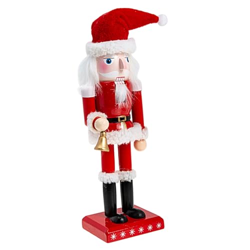 FIXOSHEE Weihnachtsdeko Holz Santa Claus Rot mit Glocke Holzfigur Festliche Weihnachtsfigur für Tisch Büro Wohnzimmer Dekoration FIXOSHEE Weihnachtsdeko Holz Santa Claus Rot mit Glocke Holzfigur Festliche Weihnachtsfigur für Tisch Büro Wohnzimmer Dekoration von FIXOSHEE