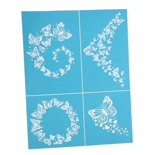 FIXOSHEE Wiederverwendbare Siebdruckschablone Hochwertigem Gauze Material Waschbar mit Feinem Schmetterlingsmuster für Diy Textilmalerei als Transfervorlage für Kreative Bastelprojekte FIXOSHEE Wiederverwendbare Siebdruckschablone Hochwertigem Gauze Material Waschbar mit Feinem Schmetterlingsmuster für Diy Textilmalerei als Transfervorlage für Kreative Bastelprojekte von FIXOSHEE