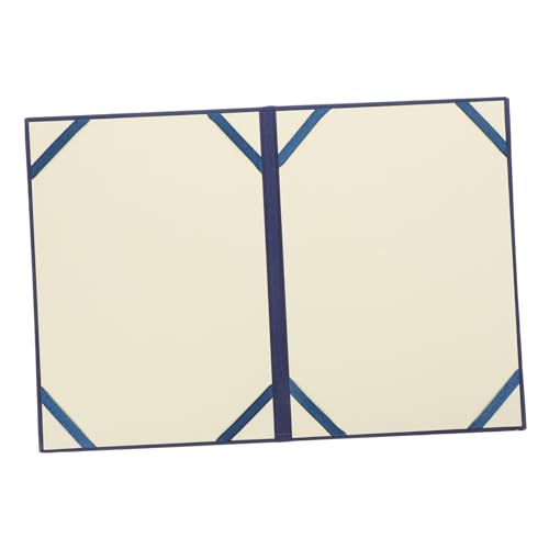 FIXOSHEE Zertifikathülle Blauer Doppelseitiger Schutzumschlag für Urkunden Langlebige Papierhülle für Abschlussfeier Auszeichnungen Preiswerte Dokumentenaufbewahrung von FIXOSHEE