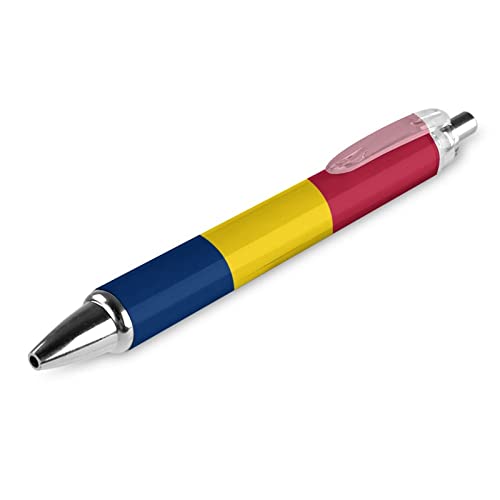 Kugelschreiber mit Flagge von Rumänien, patriotisches Thema, blaue Tinte, Unabhängigkeitstag, Schreiben und Unterschrift, Gelschreiber Kugelschreiber mit Flagge von Rumänien, patriotisches Thema, blaue Tinte, Unabhängigkeitstag, Schreiben und Unterschrift, Gelschreiber von FJAUOQ