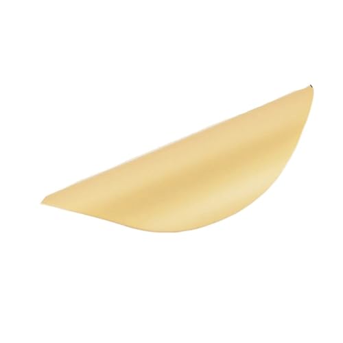 FJIXUO Metall Schranktürgriff 4 Stück Schubladenknöpfe Küchengriffe Schranktür zieht Halbmond Möbelgriff Türbeschläge(Gold 32mm) von FJIXUO