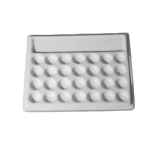 FJIXUO Mischpalette 1 Stück Palette Malerei Kunst Aquarell Pulver Ölgemälde Palette Pigmentschale FJIXUO Mischpalette 1 Stück Palette Malerei Kunst Aquarell Pulver Ölgemälde Palette Pigmentschale von FJIXUO