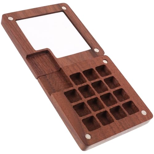 FJIXUO Mischpalette 2 Stück, Aquarell-Palette, 15 Raster, tragbare Aquarell-Palette, Aquarell FJIXUO Mischpalette 2 Stück, Aquarell-Palette, 15 Raster, tragbare Aquarell-Palette, Aquarell von FJIXUO