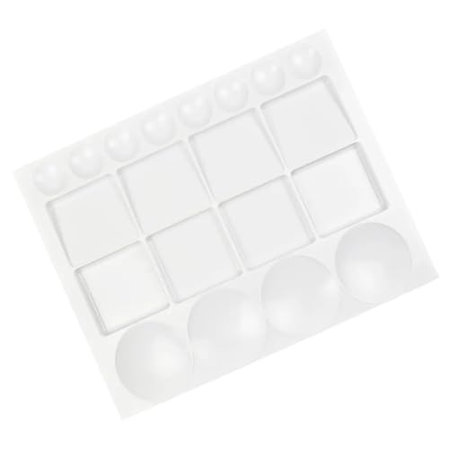 FJIXUO Mischpalette 2 Stück, Aquarellfarben, Tablett, Teller, Paletten, Paletten, Mixer FJIXUO Mischpalette 2 Stück, Aquarellfarben, Tablett, Teller, Paletten, Paletten, Mixer von FJIXUO