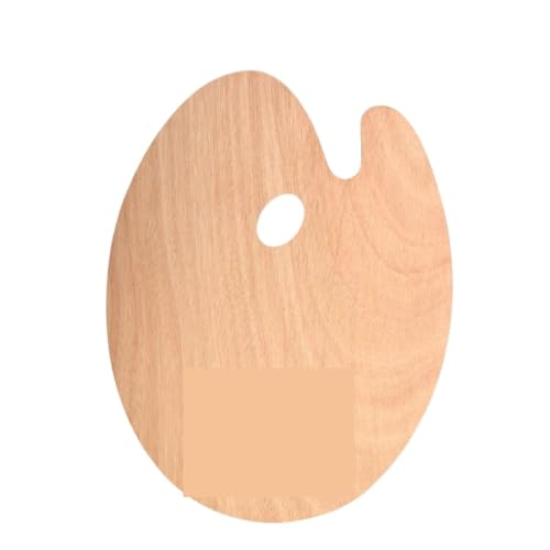 FJIXUO Mischpalette 2 Stück, Holz Daumenloch, Holz-Ölfarben-Palette, Künstlerpalette for Kunst FJIXUO Mischpalette 2 Stück, Holz Daumenloch, Holz-Ölfarben-Palette, Künstlerpalette for Kunst von FJIXUO