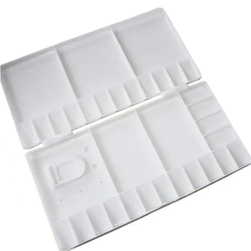 FJIXUO Mischpalette 2 Stück Klappdeckel, Ölgemälde-Palette, DIY-Aquarell-Malzubehör, Zeichenwerkzeug FJIXUO Mischpalette 2 Stück Klappdeckel, Ölgemälde-Palette, DIY-Aquarell-Malzubehör, Zeichenwerkzeug von FJIXUO