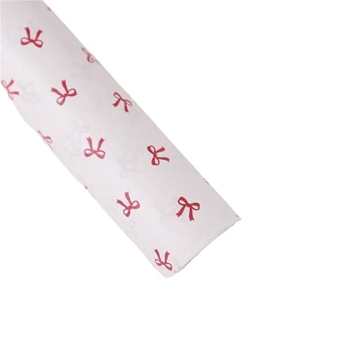 Geschenkpapier 10 Rollen/Set Geschenkpapier Geschenkpapier Baumwollpapier DIY Blumen Geschenkpapier Kuchen Backen Dekorieren 50x70cm(PINK) von FJIXUO