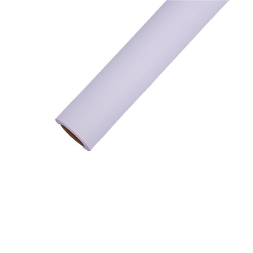 Geschenkpapier 10 Yards mattes Rollenpapier, mattiertes einfarbiges Blumen-Geschenkpapier, Blumenstrauß, Geschenkpapier, wasserfestes Geschenkpapier(Light purple) von FJIXUO