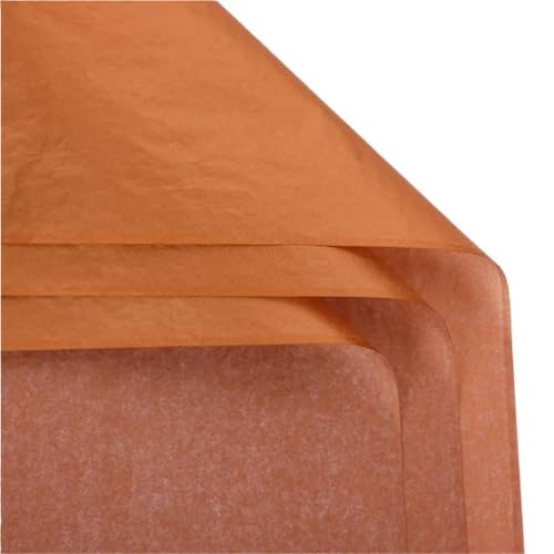 Geschenkpapier 20 stücke Seidenpapier 70 * 50 CM Gold Floral Verpackung Scrapbooking Papier Geschenk Dekorative Blumenpapier Dekoration Party(Rose gold) von FJIXUO