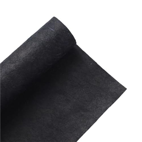 Geschenkpapier 5 Stück 50 x 70 cm Retro handgerissenes Hanfpapier Faserpapier Blumenstrauß Verpackung DIY aus leichtem Handpapier Blumenmaterialien(Black) von FJIXUO