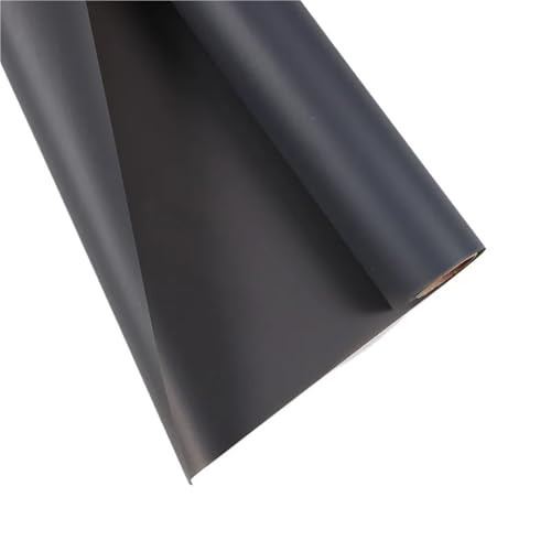 Geschenkpapier 60 cm * 11 yards Rolle Farbe Nebel Blumen Geschenkpapier Dicke Wasserdichte Papiere Bouquet Verpackungsmaterialien Perlenpapiere(Dark Gray) von FJIXUO
