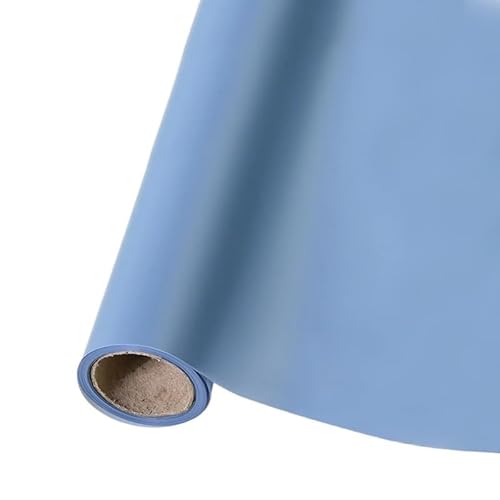 Geschenkpapier 60 cm * 11 yards Rolle Farbe Nebel Blumen Geschenkpapier Dicke Wasserdichte Papiere Bouquet Verpackungsmaterialien Perlenpapiere(Matte Blue) von FJIXUO