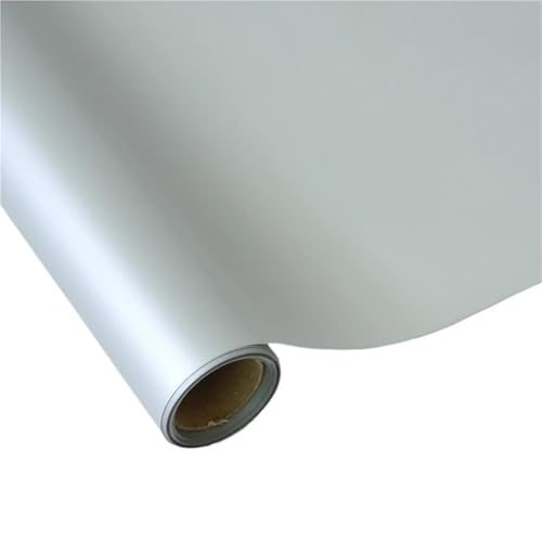 Geschenkpapier 60 cm * 11 yards Rolle Farbe Nebel Blumen Geschenkpapier Dicke Wasserdichte Papiere Bouquet Verpackungsmaterialien Perlenpapiere(Silver) von FJIXUO