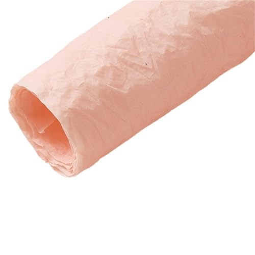 Geschenkpapier 7 Stück Seidenpapier, 53 x 53 cm, Büttenpapier, Blumenverpackung, Scrapbooking-Papier, Partyverpackung, dekoratives Blumenverpackungspapier(Pink) von FJIXUO