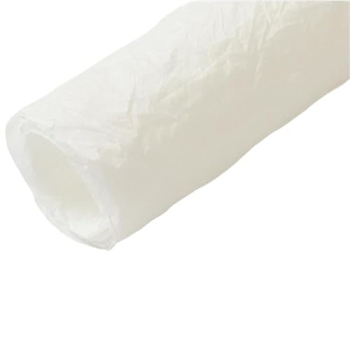 Geschenkpapier 7 Stück Seidenpapier, 53 x 53 cm, Büttenpapier, Blumenverpackung, Scrapbooking-Papier, Partyverpackung, dekoratives Blumenverpackungspapier(White) von FJIXUO