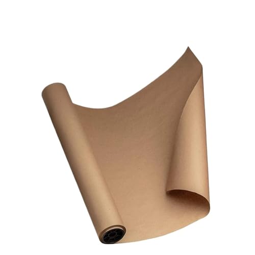 Geschenkpapier Einfache Geschenkpapier-Verpackungsrolle, Umzugsverpackung, Kunsthandwerk, Verpackung for Geschenkverpackungen(Brown 30cmx3.0m) von FJIXUO