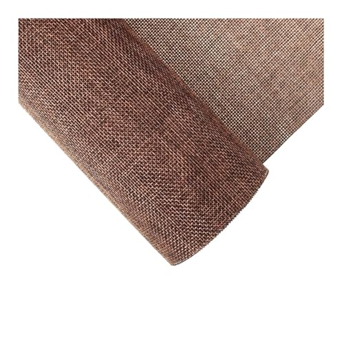 Geschenkpapier Farbiges Geschenkpapier, Leinen, Blumen-Geschenkpapier, leinenähnliches Aktenpapier, Blumenstrauß, Verpackungszubehör(Coffee) von FJIXUO