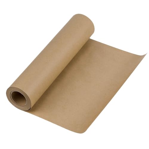 Geschenkpapier Geschenkpapier for Umziehen und Verpacken for Transportverpackungen, Kunst-, Bastel- und Tischdekorationspapier(Brown 50cmx10m) von FJIXUO