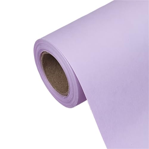 Geschenkpapier Geschenkpapierrolle, Blumen-Geschenkpapier, farbiges Kunst-Bastelpapier for Hochzeit, Party-Bastelarbeiten(Purple) von FJIXUO