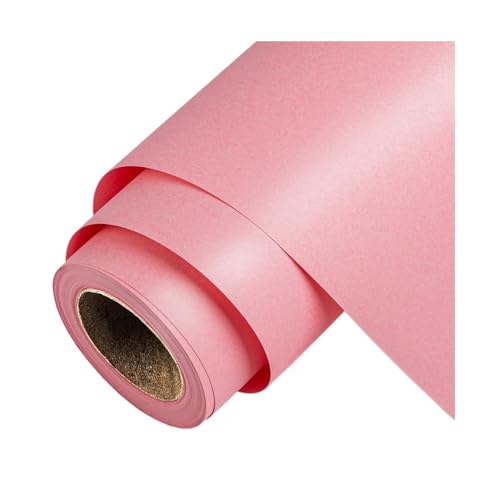 Geschenkpapier Geschenkpapierrolle, Mehrzweck-Geschenkpapier, Bastelpapier for Feiertagsparty-Geschenke(30cmx5m Pink) von FJIXUO