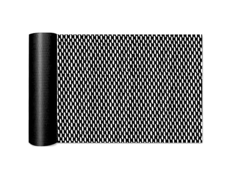 Geschenkpapier Hochzeit, Geburtstag, Party, dekorative Verpackung, Waben-Geschenkpapier, Paketverpackung, Kunsthandwerksmaterialien(Black,30 * 500cm) von FJIXUO
