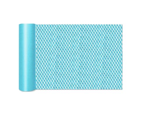 Geschenkpapier Hochzeit, Geburtstag, Party, dekorative Verpackung, Waben-Geschenkpapier, Paketverpackung, Kunsthandwerksmaterialien(Blue,50 * 500cm) von FJIXUO