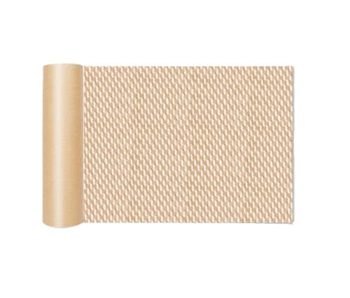 Geschenkpapier Hochzeit, Geburtstag, Party, dekorative Verpackung, Waben-Geschenkpapier, Paketverpackung, Kunsthandwerksmaterialien(Brown,38 * 500cm) von FJIXUO