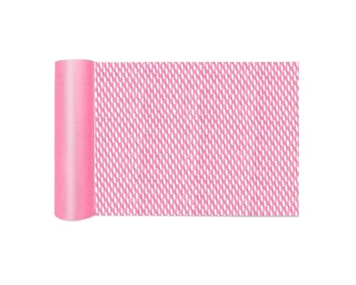 Geschenkpapier Hochzeit, Geburtstag, Party, dekorative Verpackung, Waben-Geschenkpapier, Paketverpackung, Kunsthandwerksmaterialien(Pink,50 * 500cm) von FJIXUO