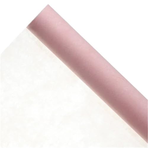 Geschenkpapier Verpacktes Blumenpapier, wasserdichtes Blumenbündel, Rollenpapier, Blumenfutter, Verpackungsmaterialien for Blumenläden(Pink purple) von FJIXUO