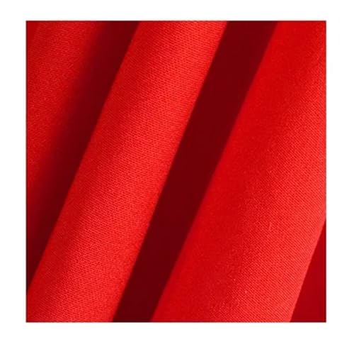 FJOADNVM Tischdecke Hochzeit Tischrock Hochzeit Hintergrund Vorhänge Tisch Cothes for Geburtstag Bankett Bühne Seide Tischrock Event Party(Red,H50cm x L300cm) von FJOADNVM