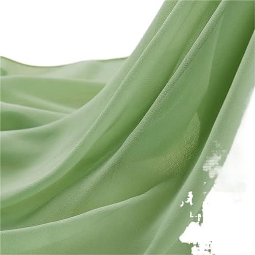 FJOADNVM Tischdecke Hochzeit Tischröcke Chiffon Halbtransparente Tischdecken for Hinterhof Hochzeiten Geburtstagsfeier Kuchen Abendessen Tischdekorationen(1PC Light Green,70X426cm) von FJOADNVM
